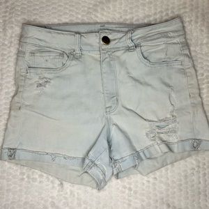American Eagle Super Stretch Hi-Rise Shortie Shorts